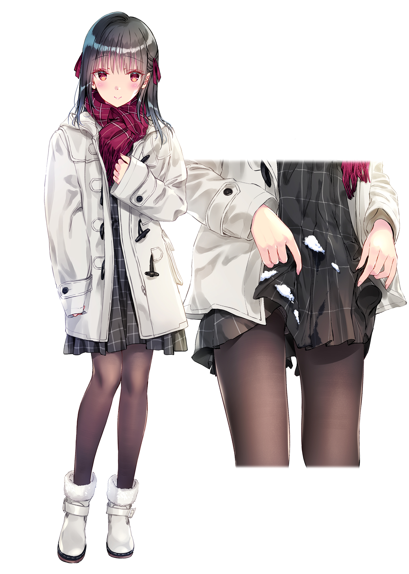 Kobayashi Chisato Artist Revision Pantsu Pantyhose Seifuku Skirt Lift